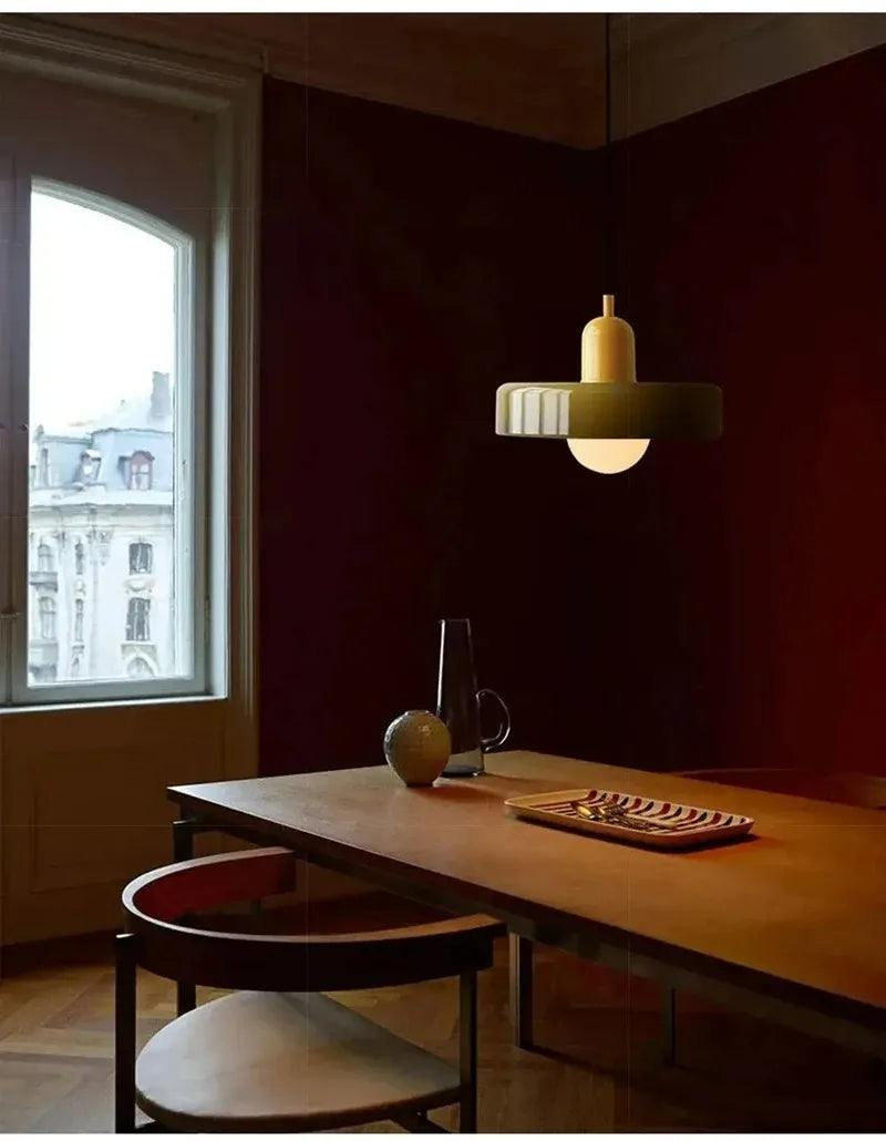 Nordic Retro Glass Pendant Lamp