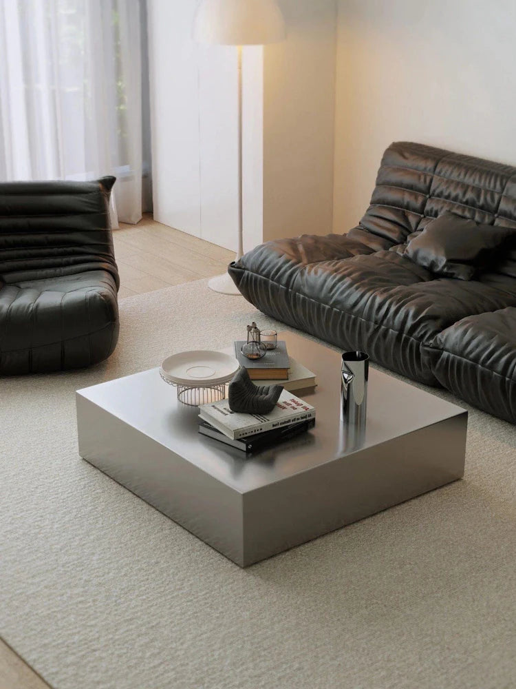 Square Industrial Coffee Table