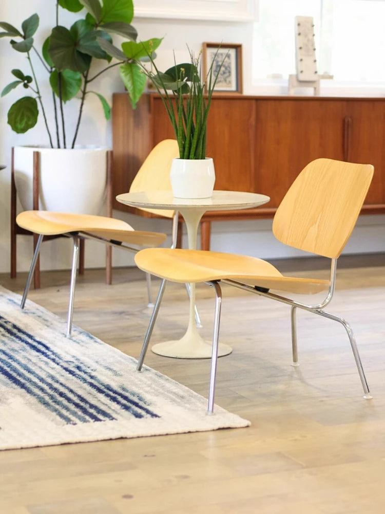 Eames-Style Plywood Lounge Chair