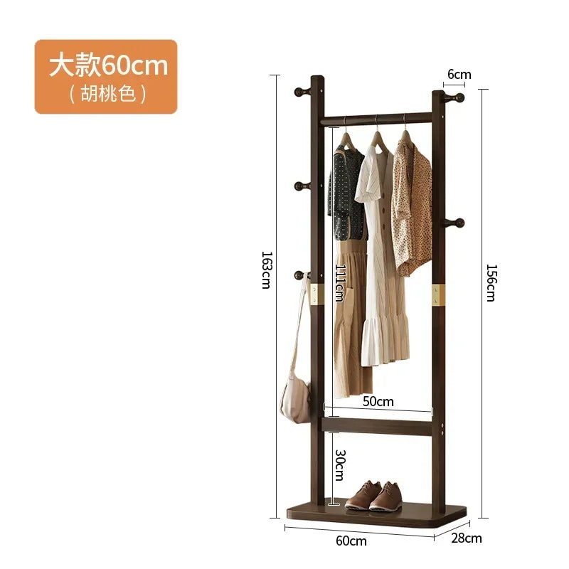 Nordic Wooden Coat Stand