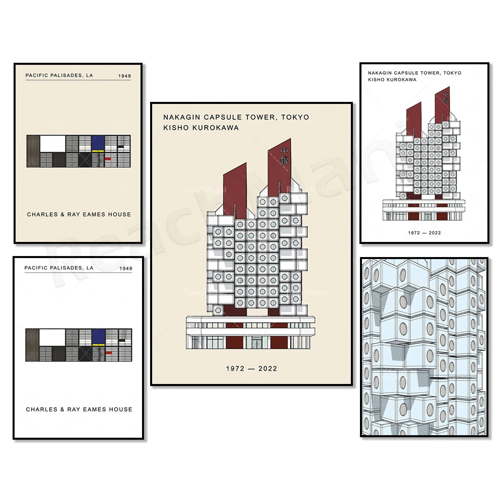 Eames House Poster