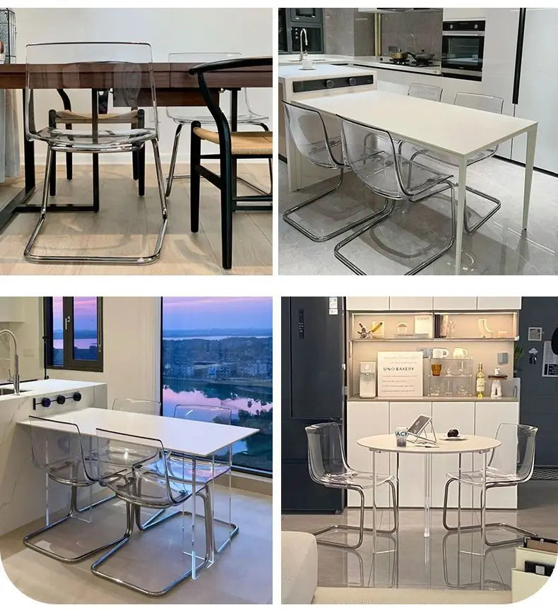 Nordic Acrylic Dining Chairs