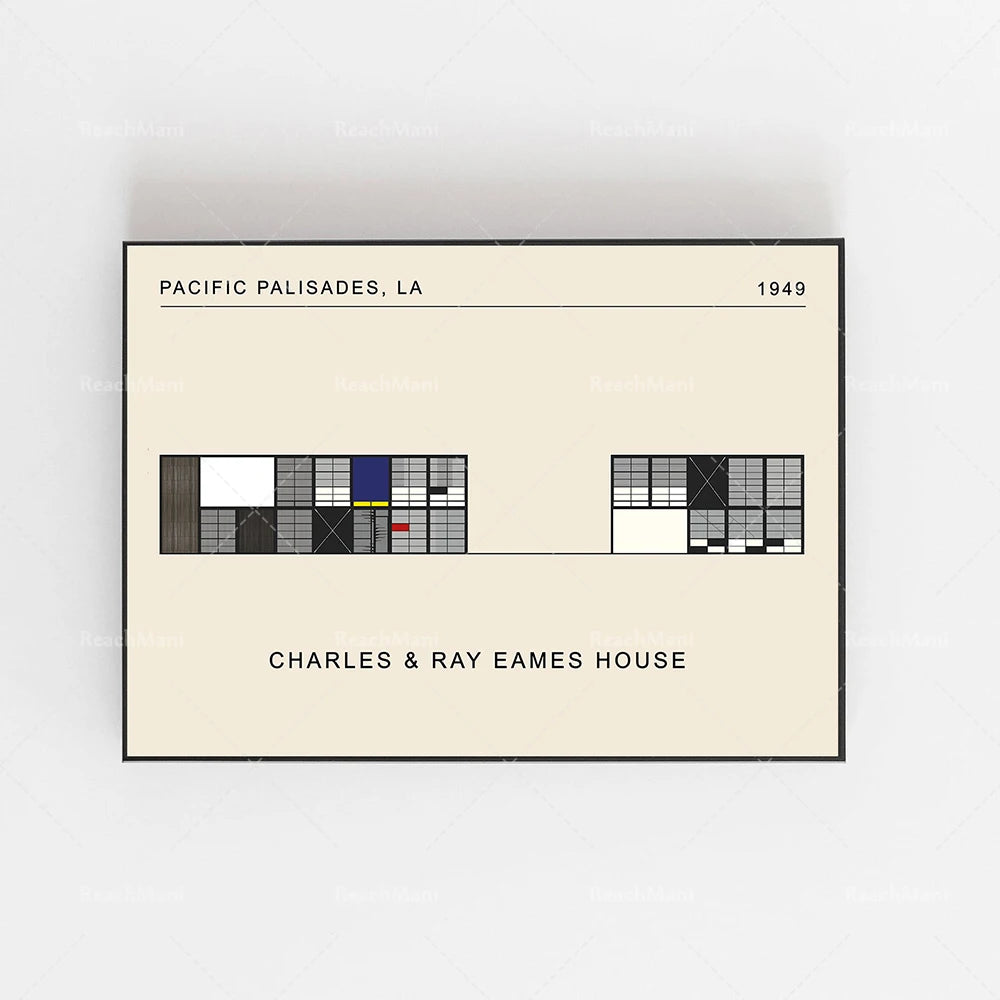 Eames House Poster