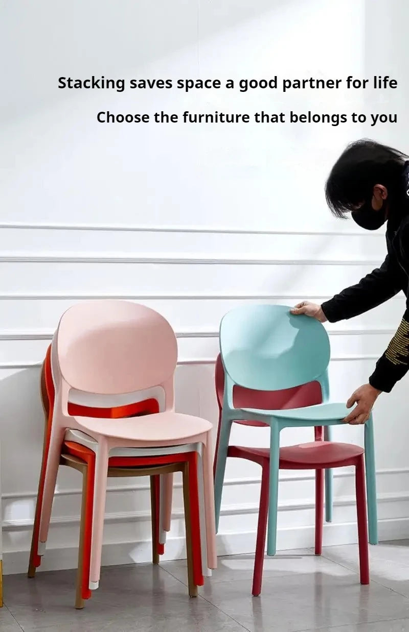 Foldable Nordic Dining Chair