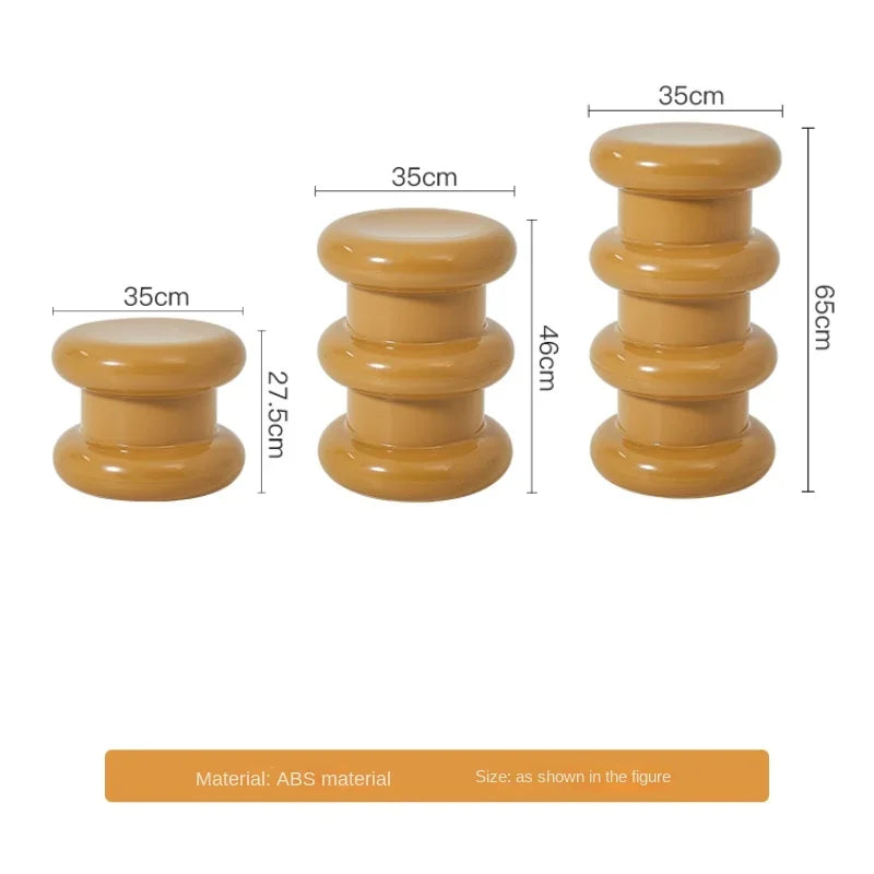 Nordic Minimalist Low Stool