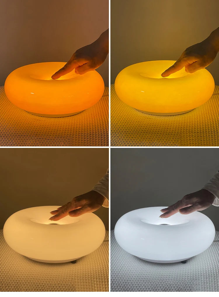 Orange Donut Wall Lamp