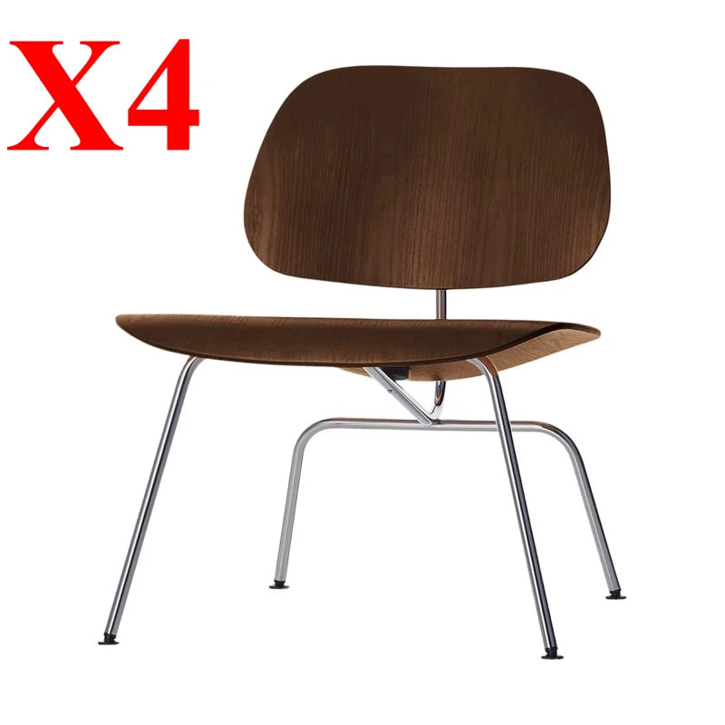 Eames-Style Plywood Lounge Chair