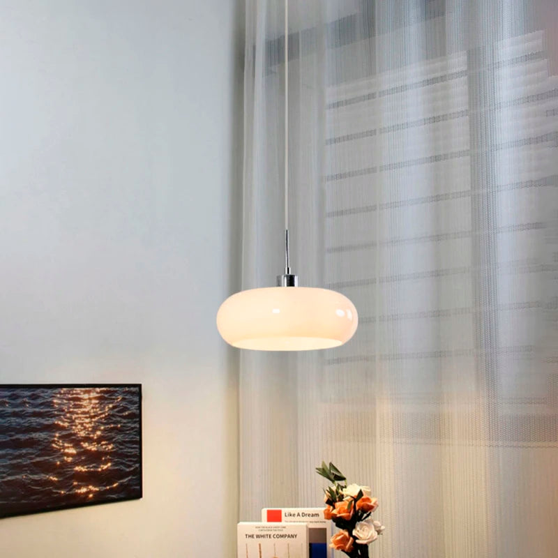 Orange Glass Pendant Light