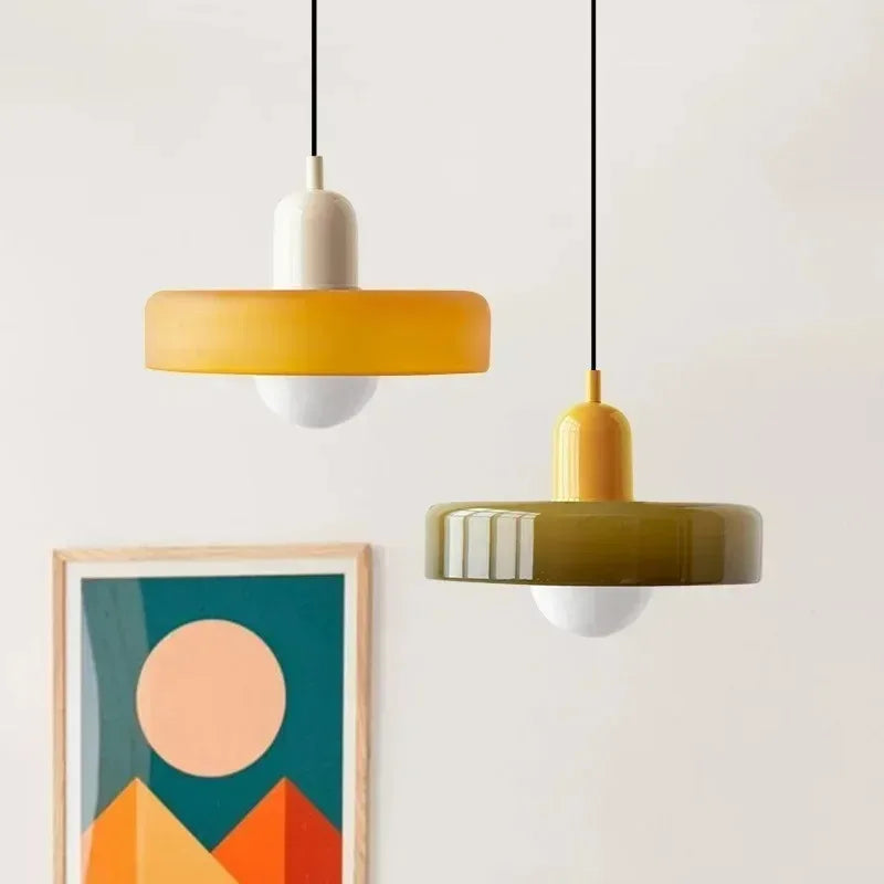Nordic Retro Glass Pendant Lamp
