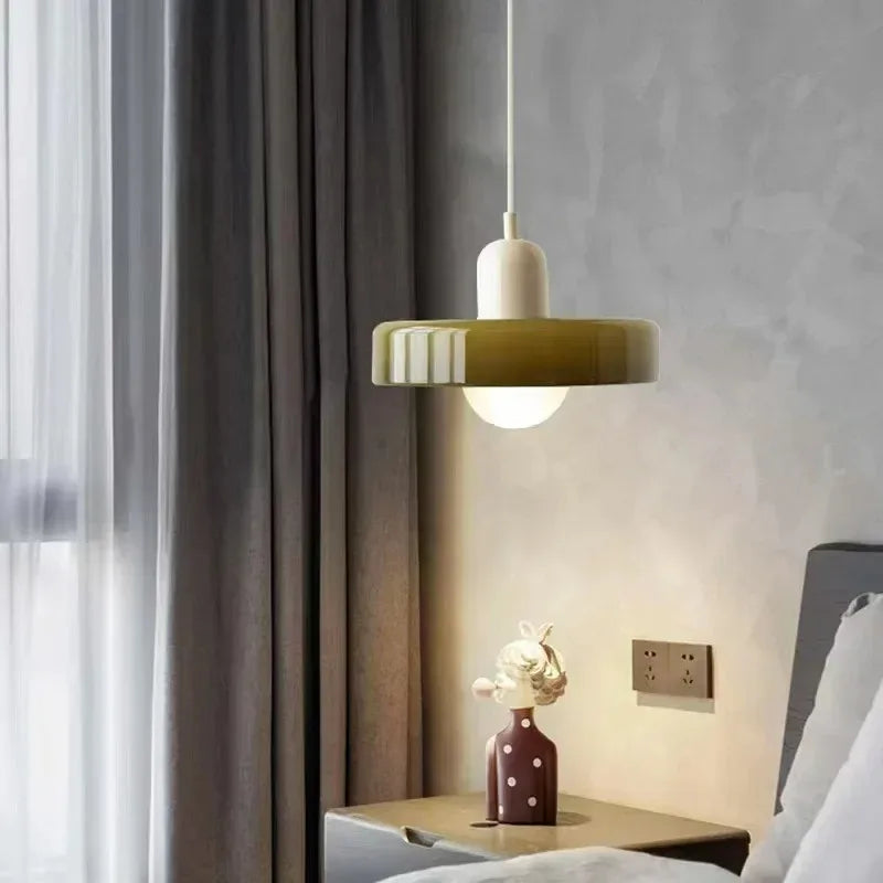 Nordic Retro Glass Pendant Lamp