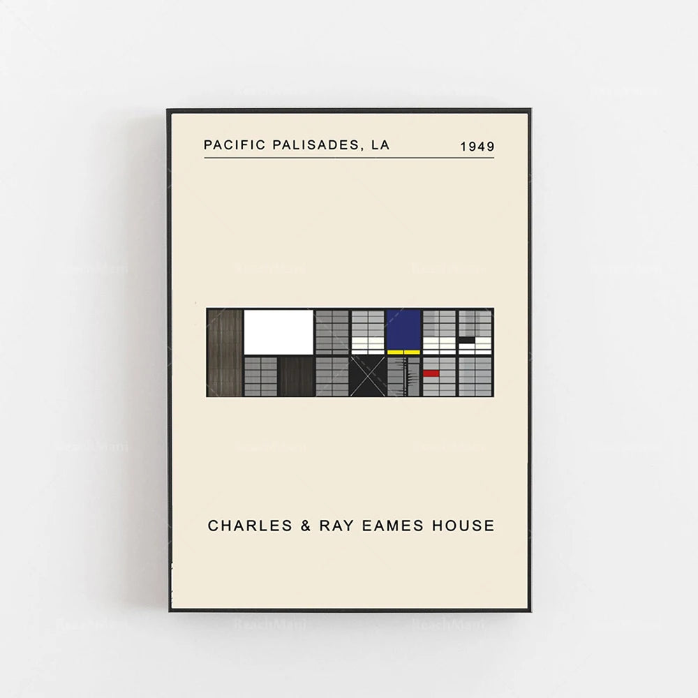 Eames House Poster