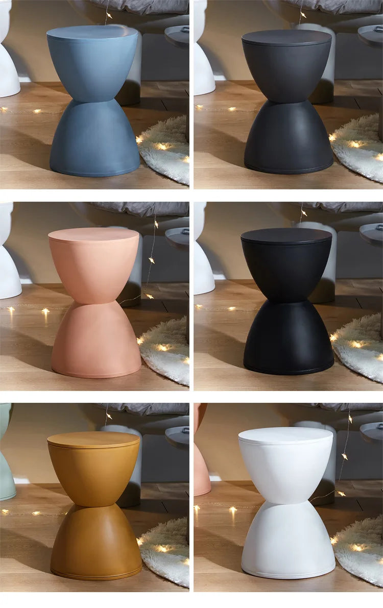 Prince stool Nordic plastic round stool fashionable simple low stool simple modern