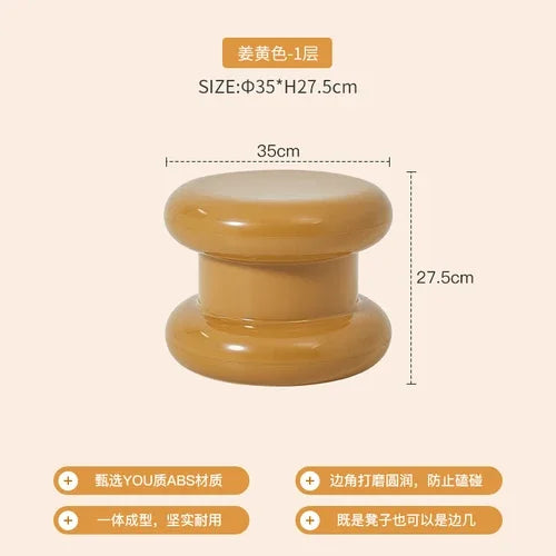 Nordic Minimalist Low Stool