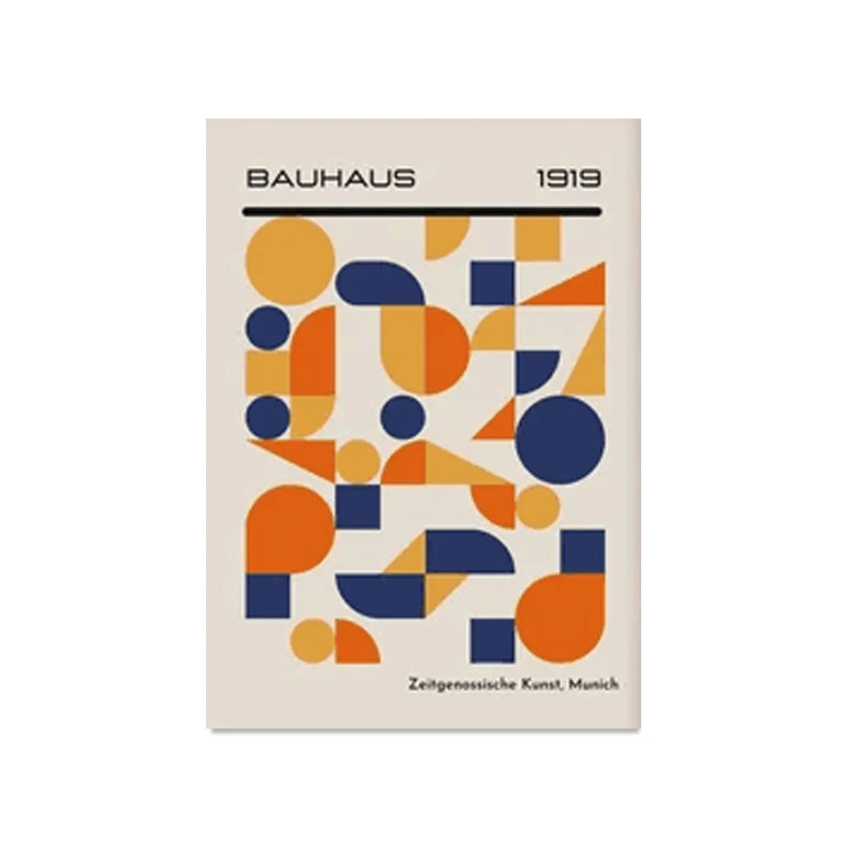 Bauhaus Geometric Wall Art