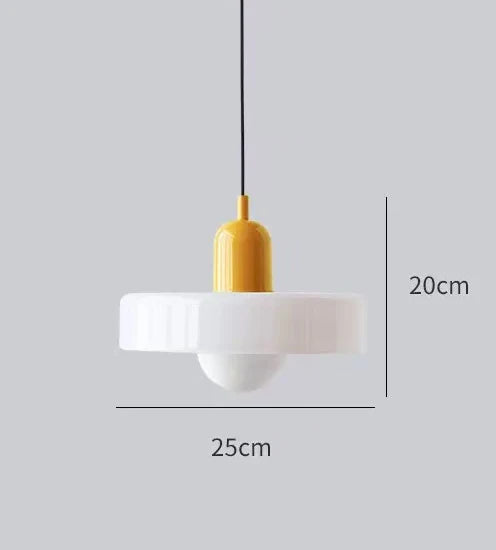 Nordic Retro Glass Pendant Lamp