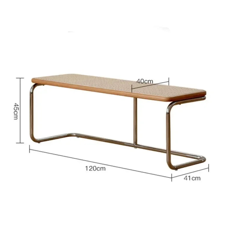 Nordic Rattan Bench