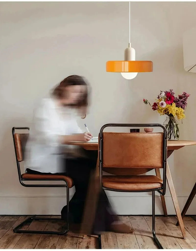 Nordic Retro Glass Pendant Lamp