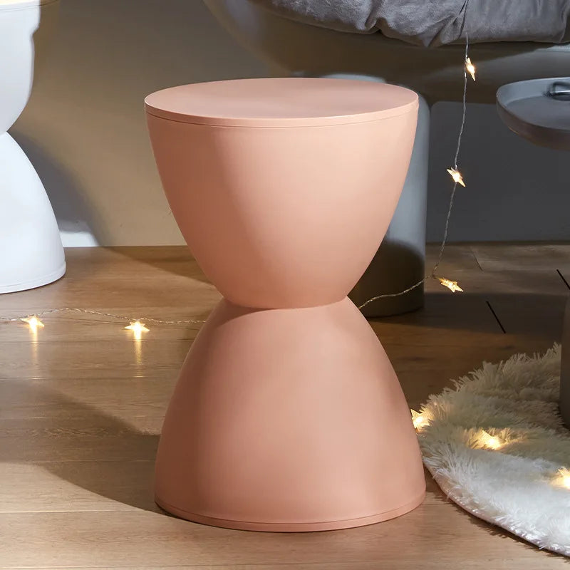 Prince stool Nordic plastic round stool fashionable simple low stool simple modern