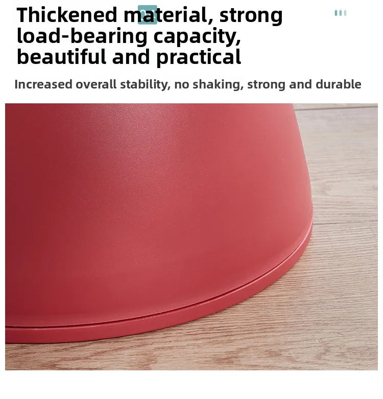 Prince stool Nordic plastic round stool fashionable simple low stool simple modern