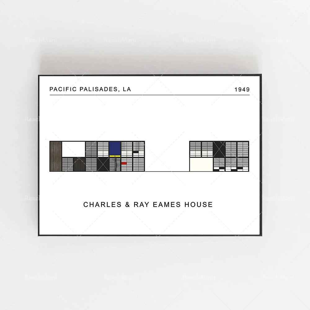 Eames House Poster