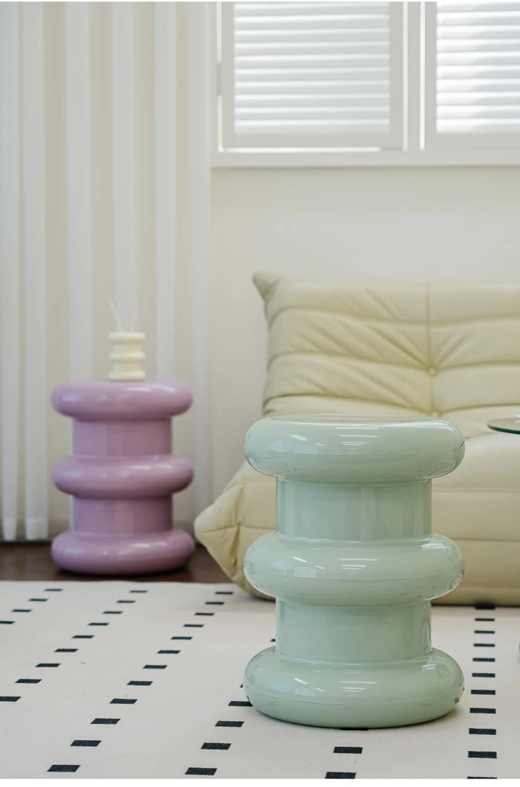 Nordic Minimalist Low Stool