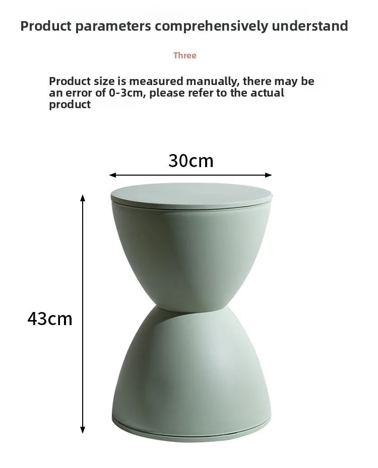 Prince stool Nordic plastic round stool fashionable simple low stool simple modern
