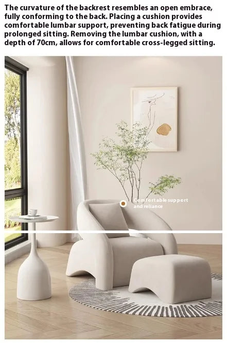 Ergonomic Nordic Lounge Chair
