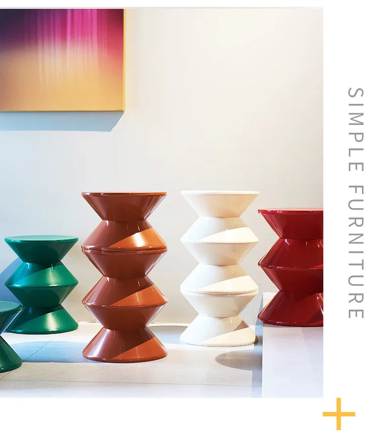 Nordic Stackable Round Stool