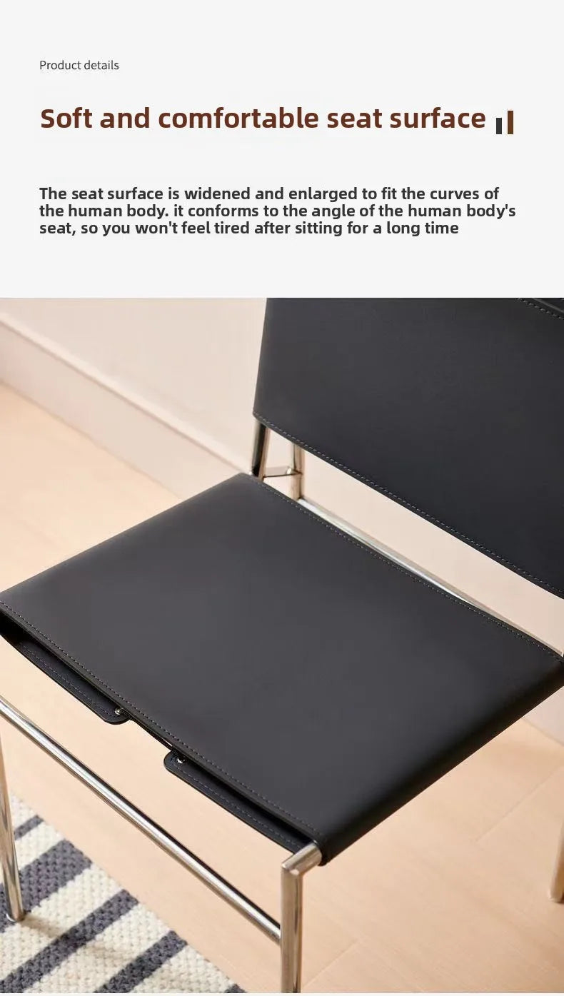 Italian Leather Dining Chair