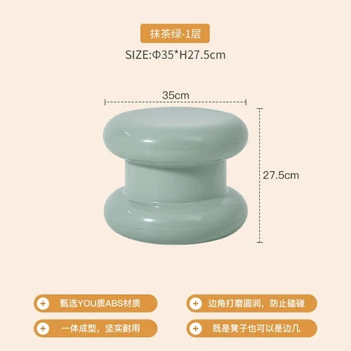 Nordic Minimalist Low Stool