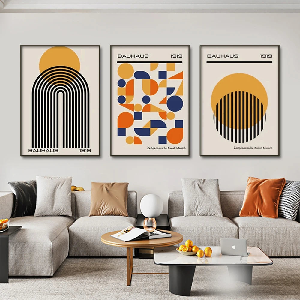 Bauhaus Geometric Wall Art