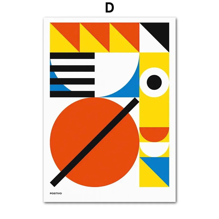 Bauhaus Geometric Wall Art