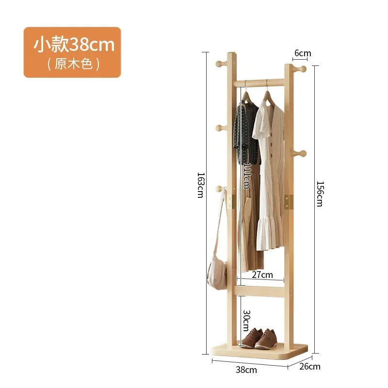 Nordic Wooden Coat Stand