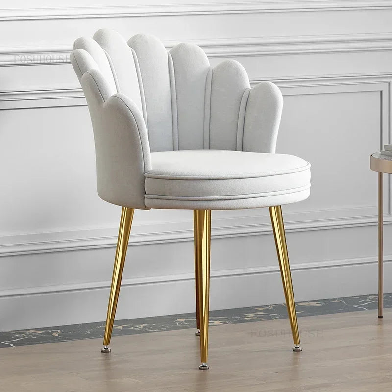 Nordic Fabric Backrest Chair