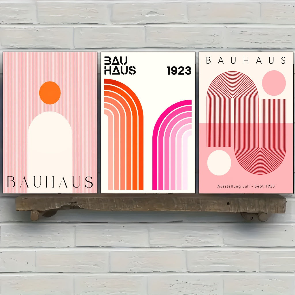 Bauhaus 1919 Canvas Art Set