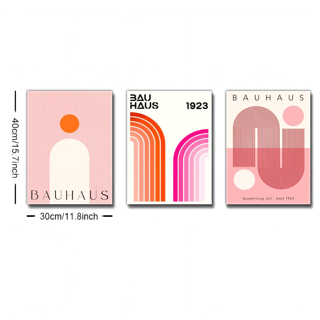 Bauhaus 1919 Canvas Art Set